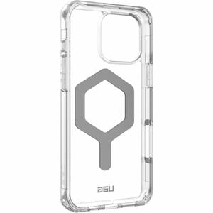 Urban Armor Gear Plyo Case for Apple iPhone 16 Pro Max Smartphone - Ice/Silver - Yellowing Resistant, Shock Absorbing, Dro