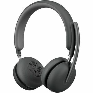 Logitech Zone Wireless 2 Wired/Wireless Over-the-head Stereo Headset - Graphite - Microsoft Teams Certification - Binaural