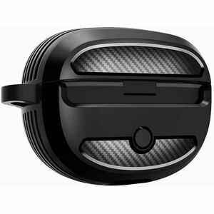 Spigen Rugged Armor Rugged Carrying Case Bose Earbud - Matte Black - Drop Resistant - Thermoplastic Polyurethane (TPU) Bod