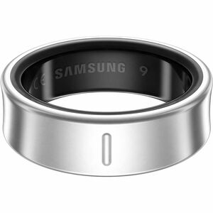 Samsung Galaxy Ring, Size 7, Titanium Silver - Finger - Android - Accelerometer, PPG Sensor, Temperature Sensor - Phone - 