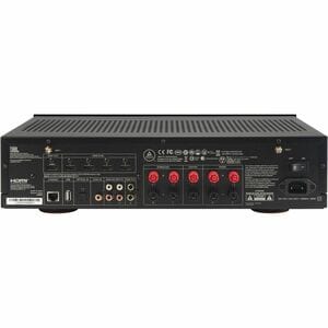 JBL MA510 A/V Receiver - 100 W RMS - 5.2 Channel - White - 0.5% THD - DTS, Dolby Audio - Internet Streaming - Airplay 2 - 