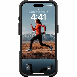 Urban Armor Gear Plasma XTE Rugged Case for Apple iPhone 16 Pro Smartphone - Black/Orange - Drop Resistant, Scratch Resist