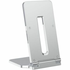 Kensington Notebook Stand - Desktop - Platinum - For Tablet, Workstation - Tilt, Compact, Portable, Foldable, Theft Resistant