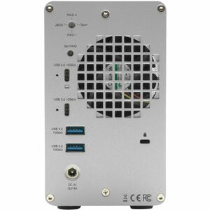 OWC Mercury Elite Pro Dual with 3-Port Hub External Storage Solution - 2 x HDD Supported - 0 x HDD Installed - 2 x SSD Sup