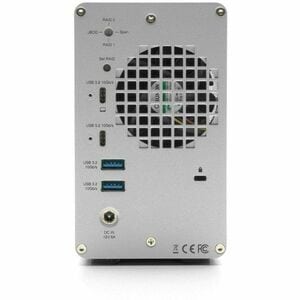 OWC Mercury Elite Pro Dual with 3-Port Hub External Storage Solution - 2 x HDD Supported - 2 x HDD Installed - 32 TB Insta