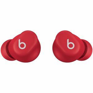 Apple Beats Solo Buds True Wireless Earbud Stereo Earset - Transparent, Red - Binaural - In-ear - Bluetooth