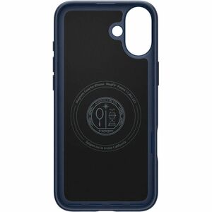 Spigen Thin Fit Case for Apple iPhone 16 Plus Smartphone - Navy Blue - Drop Resistant, Scratch Resistant, Shock Resistant 