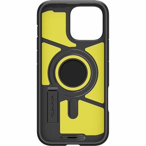 Spigen Tough Armor T AI Case for Apple iPhone 16 Pro Smartphone - Black - Impact Resistant, Drop Resistant, Shock Absorbin