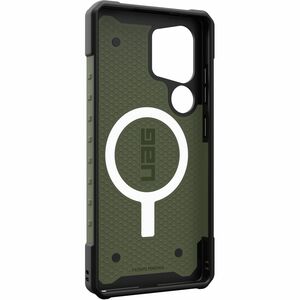 Urban Armor Gear Pathfinder Rugged Case for Samsung Galaxy S25 Ultra Smartphone - Hex pattern - Olive Drab - Impact Resist