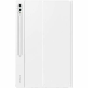 Samsung Book Cover Keyboard/Cover Case (Book Fold) Samsung Galaxy Tab S10 Ultra, Galaxy Tab S9 Ultra Tablet - White - 327 
