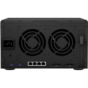 Synology DiskStation DS1621+ 6 x 总跨数 SAN/NAS 存储系统 Ryzen 四核（4 个核心） 2.20 GHz - 4 GB RAM - DDR4 SDRAM 台式机 - 0 x 已安装硬盘 - Seria