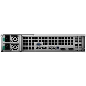 Synology RackStation RS3621XS+ 12 x 总跨数 SAN/NAS 存储系统 Xeon D-1541 八核（8 核） 2.10 GHz - 8 GB RAM - DDR4 SDRAM - 2U 可机架安装 - 0 x