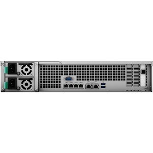 Synology SA3410 12 x 总跨数 NAS存储系统 Xeon D-1541 八核（8 核） 2.10 GHz - 16 GB RAM - DDR4 SDRAM - 2U 可机架安装 - 1740.80 TB 支持的硬盘容量 - 0
