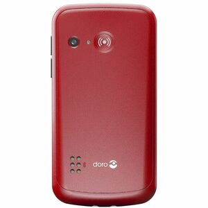 Téléphone portable standard Doro 1880 17 Mo - Écran - Écran QVGA 320 x 240 - Mocor RTOS - Rouge - Barre - 1 Support de SIM
