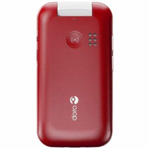 Doro 2880, Clapet, SIM unique, 320 x 240 pixels, Bluetooth, 1000 mAh, Rouge, Blanc