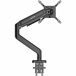 Manhattan Desk Mount for Monitor, Flat Panel Display, Curved Screen Display - Black - Landscape/Portrait - Height Adjustab