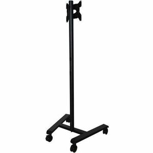 B-Tech Momentum BT7504 Display Cart - 25 kg Capacity - 4 Casters - 779 mm Width x 624 mm Depth x 1634 mm Height - Black - 