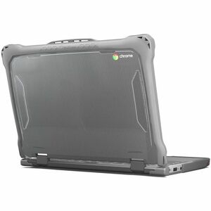 Max Cases Extreme Shell-F2 Chromebook Case - For HP Chromebook - Gray, Clear - Impact Resistant, Drop Resistant, Oil Resis