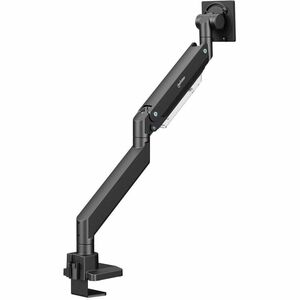 Soporte de aluminio con pistón de gas y puertos USB para un monitor de 17" a 57" - Altura ajustable - 1 Pantalla(s) admiti