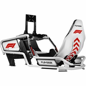 Playseats Formula Intelligence Simulation Cockpit - PU Leather, Carbon Steel, Anodized Aluminium - Black