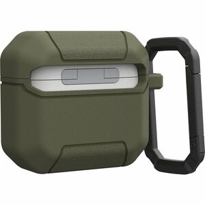 Urban Armor Gear Scout Rugged Charging Case Apple AirPods 4 - Olive Drab - Shock Absorbing, Drop Resistant, Anti-slip, Imp