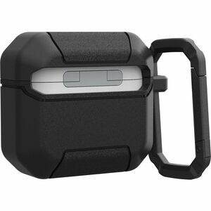 Urban Armor Gear Scout Rugged Charging Case Apple AirPods 4 - Black - Shock Absorbing, Drop Resistant, Anti-slip, Impact R