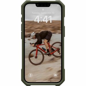 Urban Armor Gear Essential Armor Rugged Case for Apple iPhone 16e Smartphone - Hex Pattern - Olive Drab - Drop Resistant, 