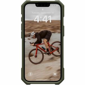 Urban Armor Gear Essential Armor Rugged Case for Apple iPhone 16e Smartphone - Hex Pattern - Olive Drab - Drop Resistant, 