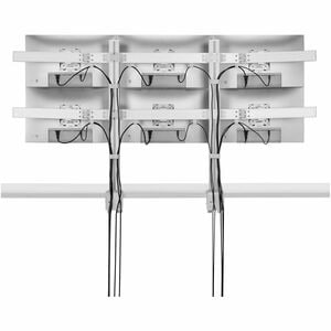 StarTech.com Desk Mount for Display Screen, Monitor - White - Landscape/Portrait - Height Adjustable - 6 Display(s) Suppor