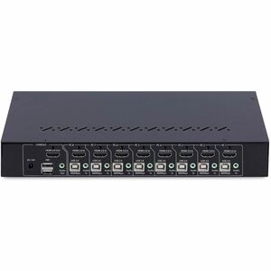 StarTech.com KVM Switchbox - TAA Compliant - 4K - 3840 x 2160 - 12 x USB - USB 2.0 - 9 x HDMI - 1U - Rack-mountable