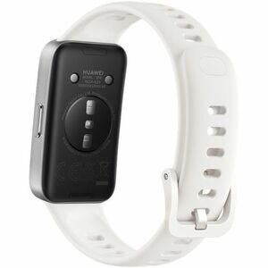 Huawei Band 10 Smart Band - Rectangular Case Shape - White Band Color - Aluminium Alloy Case Material - Fluoroelastomer Ba