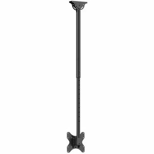 Neomounts Ceiling Mount for TV - Black - Height Adjustable - 1 Display(s) Supported - 58.4 cm to 106.7 cm (42") Screen Sup