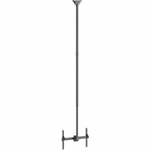 Neomounts Ceiling Mount for TV - Black - Height Adjustable - 1 Display(s) Supported - 94 cm to 177.8 cm (70") Screen Suppo
