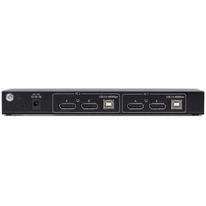 StarTech.com KVM-Switchbox - TAA-konform - 2 Computer - 4K - 3840 x 2160 - 6 x USB - USB 2.0 - 6 x DisplayPort