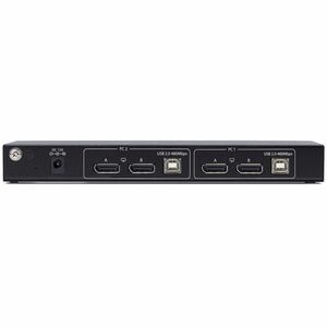 StarTech.com KVM Switchbox - TAA Compliant - 2 Computer(s) - 4K - 3840 x 2160 - 6 x USB - USB 2.0 - 6 x DisplayPort