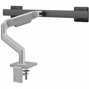 Brazo para monitor M8.1 con barra cruzada, estilo de brazo Angled Link/Dynamic Link. Acomoda dos monitores de hasta 12.5 l