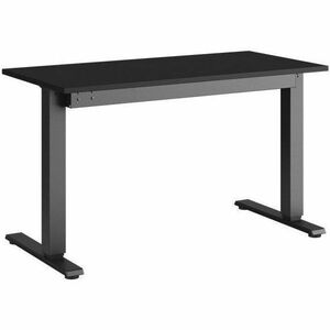 Mesa ajustable en altura Float 24”x48” en color negro, con ajustador de contrapeso removible para un ajuste sin esfuerzo. 