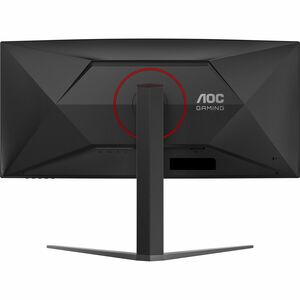 AOC CU34G4 34" Class UW-QHD Curved Screen Gaming LED Monitor - 21:9 - Black, Red - 86.4 cm (34") Viewable - Fast Vertical 
