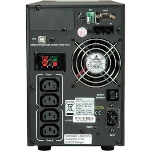 Roline ProSecure Double Conversion Online UPS - 1.50 kVA/1.35 kW - Tower - 5 Minute Stand-by - 230 V AC Input - 230 V AC O