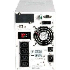 Roline ProSecure Double Conversion Online UPS - 1 kVA/700 W - 6 Minute Stand-by - 230 V AC Input - 230 V AC Output - 4 x I