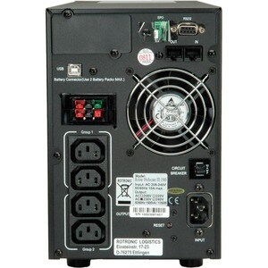 Roline ProSecure Double Conversion Online UPS - 1 kVA/900 W - Tower - 4 Hour Recharge - 3.50 Minute Stand-by - 230 V AC In