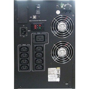 Roline ProSecure Double Conversion Online UPS - 2 kVA/1.80 kW - Tower - 3.50 Minute Stand-by - 230 V AC Input - 230 V AC O