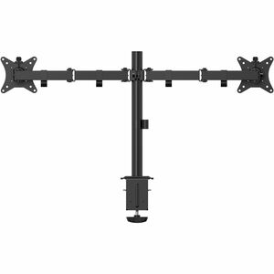 Origin Desk Mount for Monitor, Display - Black - Height Adjustable - 2 Display(s) Supported - 17" (43.18 cm) to 32" (81.28