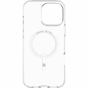 ZAGG Crystal Palace Tasche Apple iPhone 16 Pro Smartphone - Transparent - Graphen Körper - Vergilbungsbeständig, Sturzsich