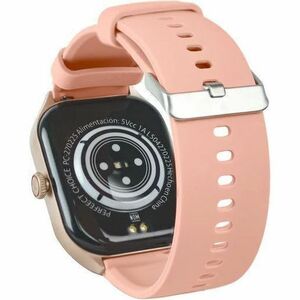 Perfect Choice Smart Watch - Rosa Case Color - Rosa Band Color - LAN inalámbrica - Podómetro - Altavoz, Notificación push,