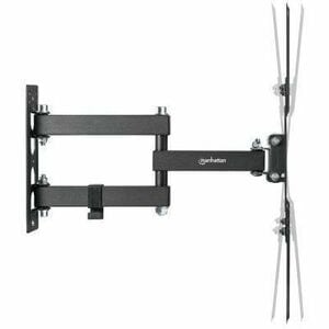 Manhattan Brazo de Montaje para Pantalla curva, Pantalla, TV, Monitor, Soporte de Sobremesa - Negro - Soporte con brazo ar