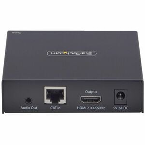 StarTech.com KVM-Extender Empfänger - Kabel - 4K - 3840 x 2160 Maximale Videoauflösung - 1 x Netzwerk (RJ-45) - 1 x USB - 