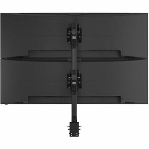 Atdec Desk Mount for Monitor, Display, Computer, Flat Panel Display, Curved Screen Display - Black - Landscape/Portrait - 