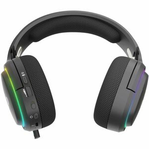 NEWSKILL Aton V2 Wireless Over-the-head Stereo Gaming Headset - Black - Binaural - Circumaural - 1000 cm - Bluetooth/RF - 