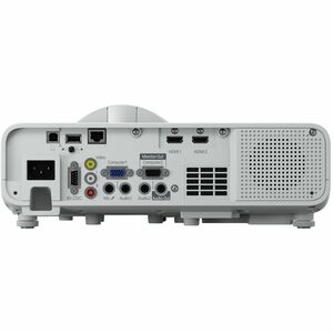 Epson EB-L210SW Short Throw 3LCD Projector - 16:10 - Wall Mountable, Ceiling Mountable, Portable, Tabletop - White - Front